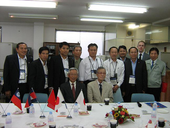 CLMV countries as an Asian young man promising leader invitation business visited to Nambu